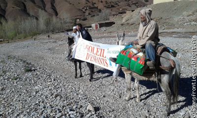 Convoi de 33 mules pour le dernier village